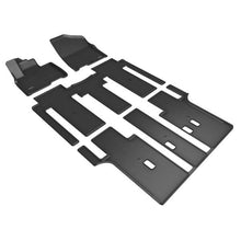 Load image into Gallery viewer, 3D MAXpider Floor Mats Kia Carnival 8 Seater (22-24) All-Weather Kagu Series Black - Front / Second / Third  Row Alternate Image