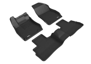 3D MAXpider Floor Mats Nissan Sentra (20-21) All-Weather Kagu Series Black - Front or Second Row