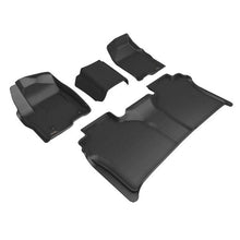Load image into Gallery viewer, 3D MAXpider Floor Mats GMC Sierra (19-24) All-Weather Kagu Series - Front or Second Row - Bench w/ Storage / Complete Set Alternate Image