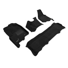 Load image into Gallery viewer, 3D MAXpider Floor Mats Ford F250 / F350 / F450 Crew Cab (12-16) All-Weather Elegant Series - Complete Set - Bench Alternate Image