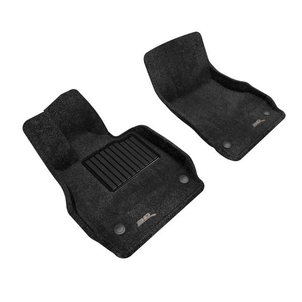 3D MAXpider Floor Mats Corvette / Corvette E-Ray C8 (20-24) Premium Perfect Fit Carpet Series - Complete Set