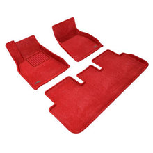 Load image into Gallery viewer, 3D MAXpider Floor Mats Tesla Model S (2021-2024) Premium Perfect Fit Carpet Series - Complete Set - Default Title Alternate Image