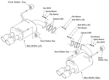 Load image into Gallery viewer, HKS Exhaust Subaru WRX Sedan (2022-2025) Axleback LEGAMAX Premium - 31021-AF025 - Default Title Alternate Image