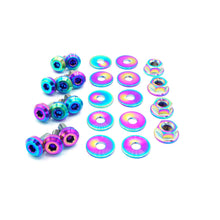 Load image into Gallery viewer, Fast Turn Fittings Engine Bay Hardware Kit for Mazda Miata NA (1989-1997) Titanium Stage 1 - Black / Blue / Gold / Polished / Purple / Cosmic Burn / Oil Slick Alternate Image