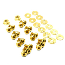 Load image into Gallery viewer, Fast Turn Fittings Titanium Engine Bay Hardware Kit for Mazda Miata NB (1999-2005) Titanium Stage 1 - Gold / Blue / Cosmic Burn / Polished / Black / Purple / Oil Slick Alternate Image