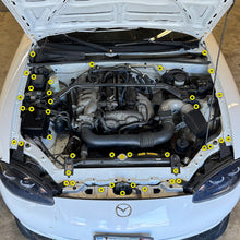 Load image into Gallery viewer, Fast Turn Fittings Engine Bay Hardware Kit for Mazda Miata NB (1999-2005) Titanium Stage 2 - Oil Slick / Gold / Blue / Cosmic Burn / Polished / Black / Purple Alternate Image