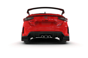 Rally Armor Mud Flaps Honda Civic Type-R FL5 (2023-2025) Black / Red