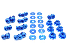 Load image into Gallery viewer, Fast Turn Fittings Engine Bay Hardware Kit for Mitsubishi Lancer EVO IX (2005-2007) Titanium Stage 1 - Purple / Black / Blue / Cosmic Burn / Gold / Polished / Oil Slick Alternate Image