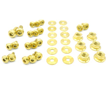 Load image into Gallery viewer, Fast Turn Fittings Engine Bay Hardware Kit for Mitsubishi Lancer EVO IX (2005-2007) Titanium Stage 1 - Purple / Black / Blue / Cosmic Burn / Gold / Polished / Oil Slick Alternate Image