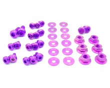 Load image into Gallery viewer, Fast Turn Fittings Engine Hardware Kit for Mitsubishi Lancer Evo VIII (2003-2005) Titanium Stage 1 -  Black / Blue / Gold / Polished / Purple / Cosmic Burn / Oil Slick Alternate Image