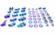 Load image into Gallery viewer, Fast Turn Fittings Engine Bay Hardware Kit for Mitsubishi Lancer EVO 9 Titanium Stage 2 - Black / Blue / Gold / Polished / Purple / Cosmic Burn / Oil Slick Alternate Image