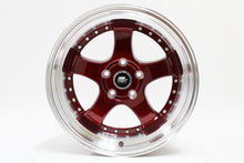 Load image into Gallery viewer, MST MT07 Wheels (17x9.0 5x114.3 +20 Offset) Black / Gunmetal / Silver / White / Candy Red Alternate Image