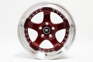 MST MT07 Wheels (17x9.0 5x114.3 +20 Offset) Black / Gunmetal / Silver / White / Candy Red