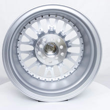 Load image into Gallery viewer, MST MT10 Wheels (15x7 5x100/5x114.3 +20 Offset) Silver w/ Machined Face &amp; Chrome/Gold Rivets - Default Title Alternate Image
