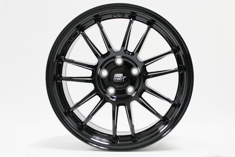 MST MT45 Wheels (16x7.0 5x100 +35 Offset) Flow Formed Glossy Black