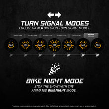 Load image into Gallery viewer, XKGlow Pro Series MotoTurnz Led Turn Signal Inserts (Harley Davidson) [1156/ 1157] Bullet/ Flat Style Front or Rear - 1156 / Bullet / Front Alternate Image