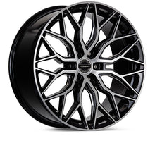 Load image into Gallery viewer, Vossen HF6-3 Wheels (20x9.5 6x139.7 / 15 Offset / Deep Face / 106.1) [Black] Brushed / Gloss / Satin Finish - Brushed Gloss Alternate Image