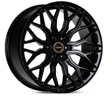 Load image into Gallery viewer, Vossen HF6-3 Wheels (22x9.5 / 6x135 / +20 Offset / Deep Face / 87.1) Black/ Gunmetal/ Silver Polished Finish - Black Gloss Black Alternate Image