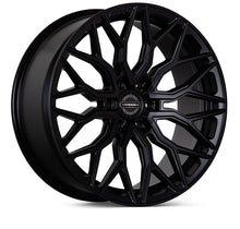 Load image into Gallery viewer, Vossen HF6-3 Wheels (22x9.5 / 6x135 / +20 Offset / Deep Face / 87.1) Black/ Gunmetal/ Silver Polished Finish - Satin Black Alternate Image