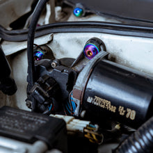 Load image into Gallery viewer, Fast Turn Fittings Engine Bay Hardware Kit for Toyota Supra MKIII (1986-1992) Titanium Stage 2 - Black / Blue / Gold / Polished / Purple / Cosmic Burn / Oil Slick Alternate Image
