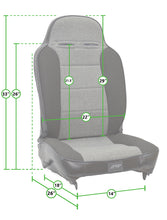 Load image into Gallery viewer, PRP Enduro High Back Reclining Suspension Seat [Classic Series] Multiple Color Finish Alternate Image