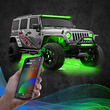 Load image into Gallery viewer, XKGlow RGB 6W Rock Light w/ XKChrome App Controlled Bluetooth Advanced Kit - 4pc or 8pc - 4pc Rock Lights Alternate Image