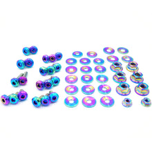 Load image into Gallery viewer, Fast Turn Fittings Engine Bay Hardware Kit for Nissan Skyline GTS-R (R31) Titanium - Gold / Blue / Purple / Cosmic Burn / Polished / Black Alternate Image