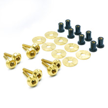 Load image into Gallery viewer, Fast Turn Fittings Radiator Shroud Hardware Kit for Nissan R35 GT-R (2009-2023) Titanium - Cosmic Burn / Black / Blue / Gold / Oil Slick / Polished / Purple Alternate Image