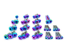 Load image into Gallery viewer, Fast Turn Fittings Engine Bay Hardware Kit for RB25 Engine Titanium Stage 2 - Gold / Blue / Purple / Cosmic Burn / Polished / Black Alternate Image