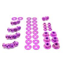 Load image into Gallery viewer, Fast Turn Fittings Engine Bay Hardware Kit for Nissan 240SX S15 (1999-2002) Titanium Stage 1 - Black / Blue / Gold / Polished / Purple / Cosmic Burn / Oil Slick Alternate Image