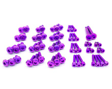 Load image into Gallery viewer, Fast Turn Fittings Engine Hardware Kit for RB25 Engine Titanium Stage 3 - Cosmic Burn / Black / Blue / Gold / Polished / Purple Alternate Image