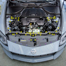 Load image into Gallery viewer, Fast Turn Fittings Engine Bay Hardware Kit for Nissan Z (2023-2026) Titanium Stage 1 - Blue / Purple / Black / Cosmic Burn / Gold / Polished / Oil Slick Alternate Image