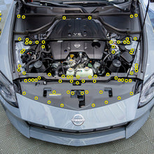 Load image into Gallery viewer, Fast Turn Fittings Engine Bay Hardware Kit for Nissan Z (2023-2026) Titanium Stage 2 - Gold / Blue / Purple / Black / Cosmic Burn / Polished / Oil Slick Alternate Image