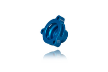 Load image into Gallery viewer, Boomba Racing Adjustable BOV Adapter for VW GTI MK8 (2022-2024) Red / Blue / Black / Natural Aluminum - Blue Anodize Alternate Image