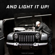 Load image into Gallery viewer, XKGlow Nite Stix Foldable Overhead Led Work Lights - 2ft/ 5ft/ 8ft Lighted Length Alternate Image