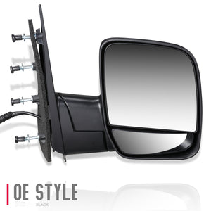 DNA Side Mirrors Ford Econoline (02-06) OEM Style / Powered + Manual Folding + Textured