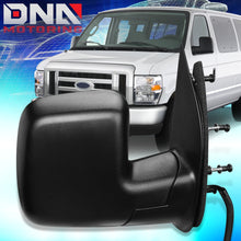 Load image into Gallery viewer, DNA Side Mirrors Ford Econoline (02-06) OEM Style / Powered + Manual Folding + Textured Alternate Image