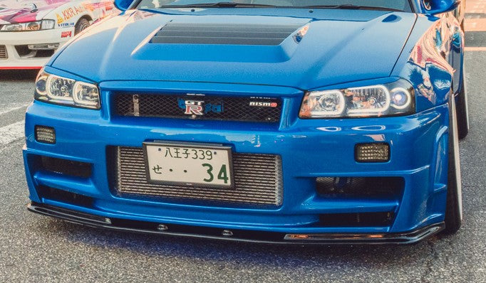 AeroLuxe Front Splitter Nissan Skyline GTR R34 (99-02) Spec NSM Front