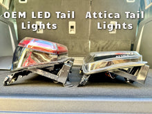 Load image into Gallery viewer, Attica 4x4 LED Tail Lights for Ford Bronco (2021-2026) Sequential Turn Signals - Clear or Smoked Lens CTATT0772-H4-GBC-SQ - Clear Lens Alternate Image