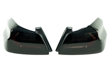 Load image into Gallery viewer, OLM LED Tail Lights for Subaru WRX / WRX STI (2015-2021) Evolution Series Red Bar with Black Base &amp; Smoked Lens OLMA.70032.1-SBR Alternate Image