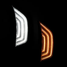 Load image into Gallery viewer, OLM LED Fender Vent Sequential Sidemarkers for Jeep Wrangler (2018-2026) Red / Yellow / Black OLME.23005.1 Alternate Image