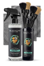 Load image into Gallery viewer, Car Air Freshener Spray – Long Lasting Odor Eliminator for Cars &amp; Trucks | BLACKLINE® 8oz - Full Experience / Oasis Alternate Image