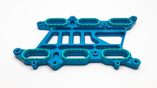 Load image into Gallery viewer, Boomba Racing Intake Manifold Spacer for Ford Bronco 2.7L EcoBoost (2021-2026) Blue / Red / Black / Natural Aluminum Alternate Image