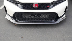 PLM Dry Carbon Fiber Lip Honda Civic Type-R FL5 (2023 2024 2025) 3 Piece Front Splitter