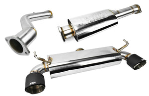 ISR Exhaust Nissan 350Z (03-08) 3" OMS Spec Y-Pipe Back w/ 4" Carbon Tips - IS-OMS-350Z-CT