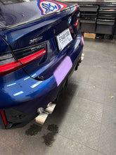 Load image into Gallery viewer, MAD Exhaust BMW M340i G20 &amp; M440i G22 (2019-2026) Axleback - Brushed / Black / Carbon Fiber Tips - Brushed Tips Alternate Image