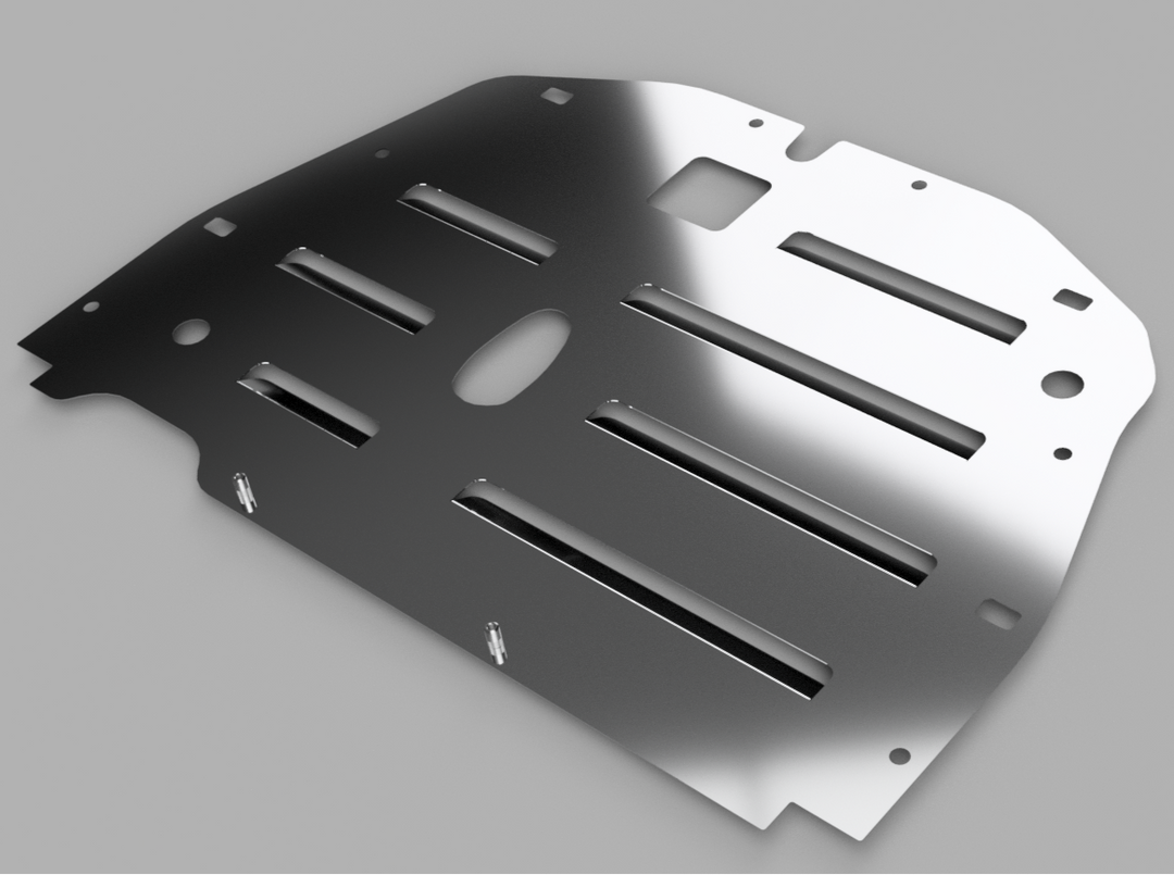 PLM Vented Engine Splash Guard Honda Civic Type R FK8 (17-21) Aluminum