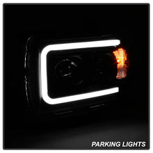 Load image into Gallery viewer, Xtune Projector Headlights GMC Canyon (15-19) [Light Tube DRL- Halogen Model] Black or Chrome w/ Amber Turn Signal Light - Black Alternate Image