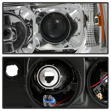 Load image into Gallery viewer, Xtune Projector Headlights GMC Canyon (15-19) [Light Tube DRL- Halogen Model] Black or Chrome w/ Amber Turn Signal Light - Black Alternate Image