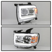 Load image into Gallery viewer, Xtune Projector Headlights GMC Canyon (15-19) [Light Tube DRL- Halogen Model] Black or Chrome w/ Amber Turn Signal Light - Black Alternate Image